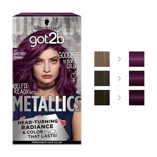 Уценка! Стойкая крем-краска для волос got2b Metallics Permanent Hair ...