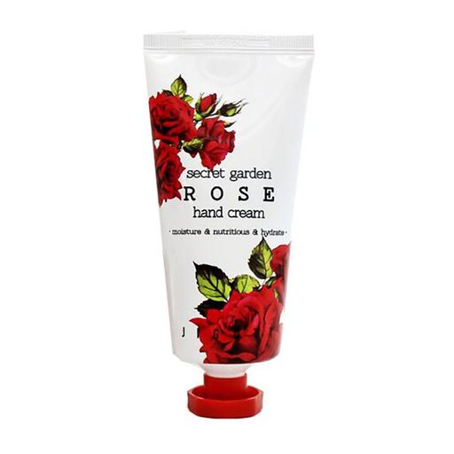 Крем для рук Jigott Secret Garden Rose Hand Cream с экстрактом розы, 100 мл