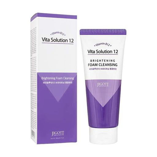 Освітлювальна пінка для вмивання Jigott Vita Solution 12 Brightening Foam Cleansing, 180 мл