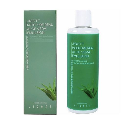 Эмульсия для лица Jigott Moisture Real Aloe Vera Emulsion, 300 мл