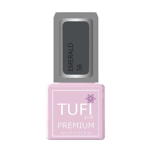 Уценка! Гель-лак для ногтей Tufi Profi Premium Emerald 36 Ночной стебель, 8 мл