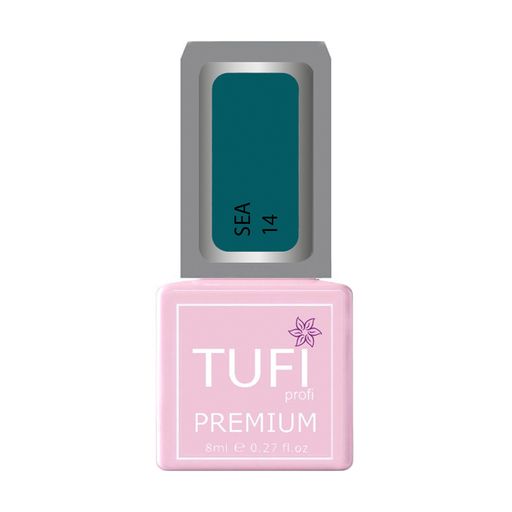 Уцінка! Гель-лак для нігтів Tufi Profi Premium Sea 14 Атлантида, 8 мл