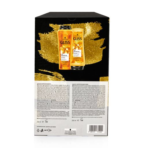 Подарунковий набір Gliss Oil Nutritive (шампунь для волосся, 250 мл + бальзам для волосся, 200 мл)
