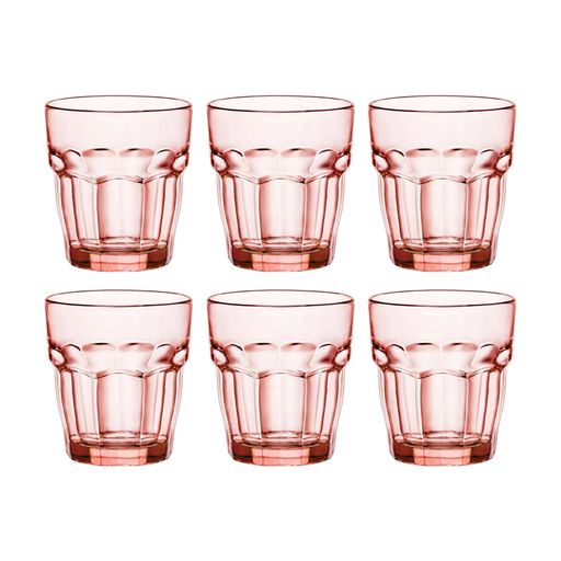 Набір склянок Bormioli Rocco Rock Bar Peach, 6*270 мл (418950B03321990/6)