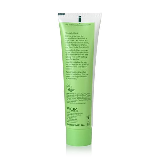 Відбілювальна зубна паста Ecodenta Brilliant Whitening Toothpaste з м'ятою, 100 мл