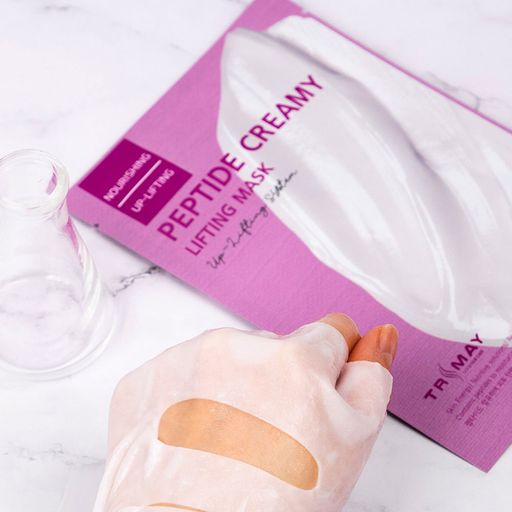 Тканинна маска для обличчя Trimay Peptide Creamy Lifting Mask з пептидами, 25 мл