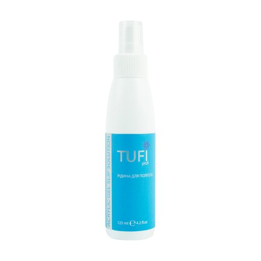 Жидкость для полигеля Tufi profi Premium Acrylic Gel Slip Solution, 125 мл