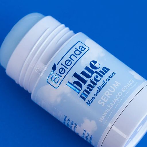 Увлажняющая и успокаивающая сыворотка для лица Bielenda Blue Matcha Blue Coctail Serum, 30 г