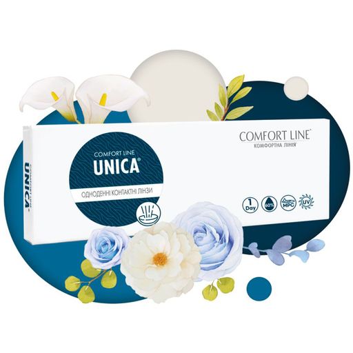 Контактные линзы Comfort Line Unica однодневные, 30 шт*1 уп