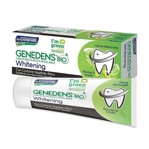 Уцінка! Відбілювальна зубна паста Dr. Ciccarelli Genedens Bio Whitening Toothpaste with Natural Carbon, 75 мл