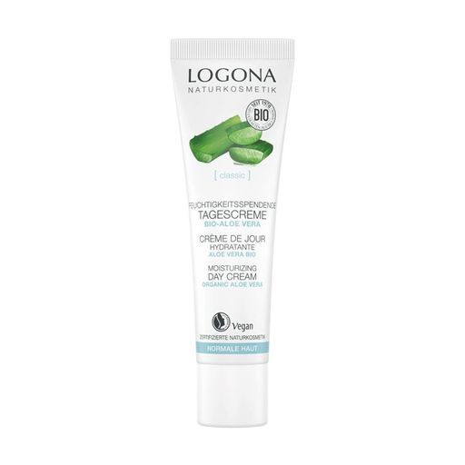 Зволожувальний денний крем для обличчя Logona Aloe Vera Moisturizing Day Cream, 30 мл