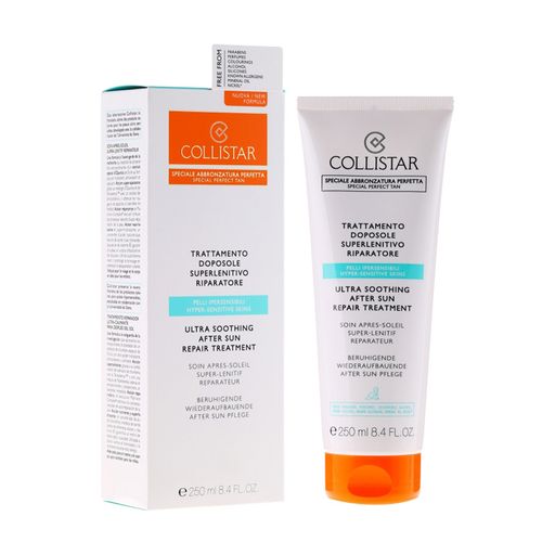 Восстанавливающий крем для тела Collistar Ultra Soothing After Sun Repair Treatment Hyper-Sensitive Skins после загара, 250 мл