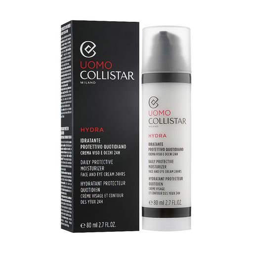 Мужской крем для лица и кожи вокруг глаз Collistar Dialy Protective Moisturizer Face And Eye Cream-Gel 24H, 80 мл
