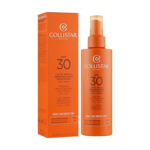 Молочко-спрей для загара Collistar Tanning Moisturizing Milk Spray SPF 30, 200 мл
