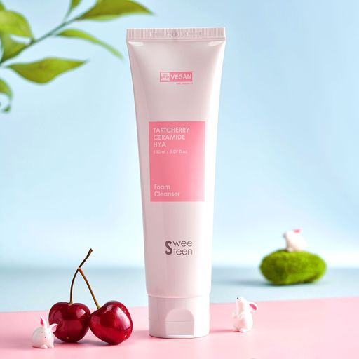 Очищающая пенка для лица Sweeteen Tartcherry Ceramide HYA Foam Cleanser, 150 мл