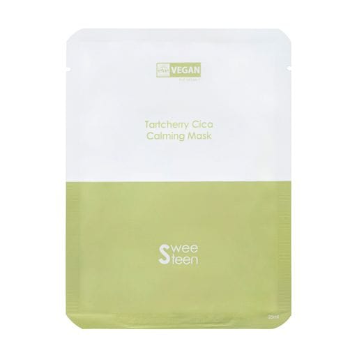 Успокаивающая тканевая маска для лица Sweeteen Tartcherry Cica Calming Mask с центеллой, 25 мл