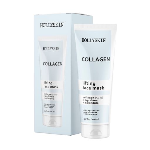 Маска для лица Hollyskin Collagen Face Mask с коллагеном, 100 мл