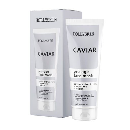 Маска для обличчя Hollyskin Caviar Face Mask з екстрактом чорної ікри, 100 мл
