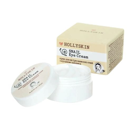 Крем для кожи вокруг глаз Hollyskin Snail Eye Cream с муцином улитки, 10 мл