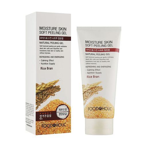 Гель-скатка для лица Food A Holic Rice Bran Moisture Skin Soft Peeling Gel, 150 мл