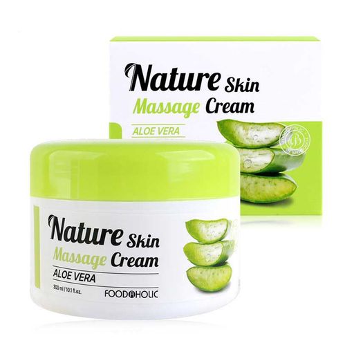Масажний крем для обличчя Food A Holic Natural Skin Massage Cream Aloe Vera, 300 мл