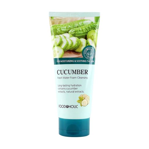 Освежающая пенка для умывания Food A Holic Сucumber Fresh Water Natural Foam Cleansing с экстрактом огурца, 150 мл