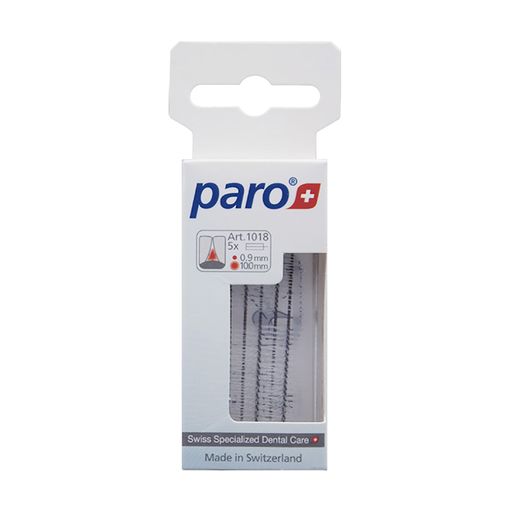 Длинные межзубные щетки Paro Swiss Isola Long крупные, фиолетовые, цилиндрические, 10.0 мм, 5 шт