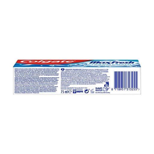 Зубна паста Colgate Макс Фреш Вибухова м'ята, з освіжальними кристалами