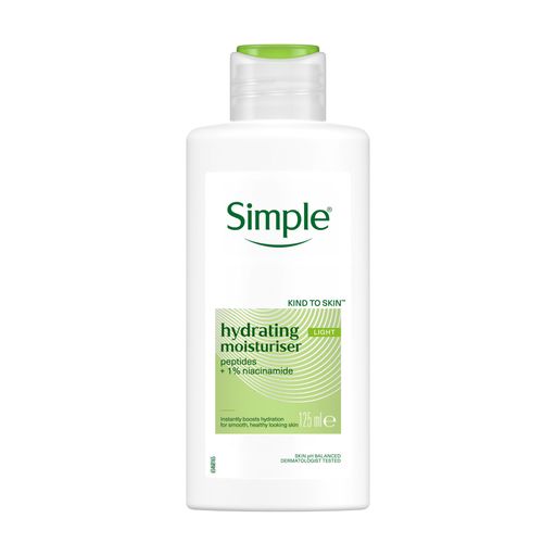 Легкий зволожувальний крем для обличчя Simple Kind To Skin, 125 мл