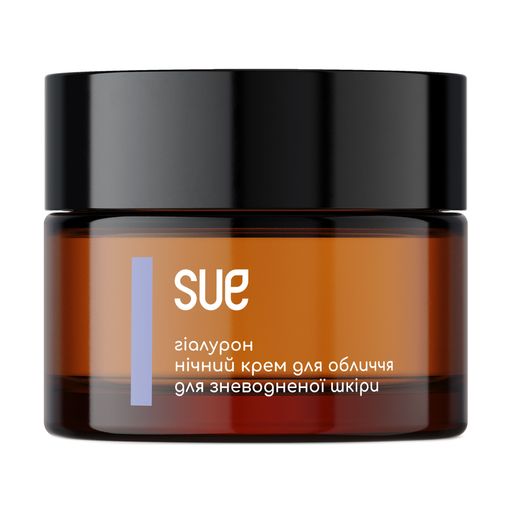 Ночной крем для лица Sue Hyaluronan Night Cream Гиалуроновая кислота, 50 мл