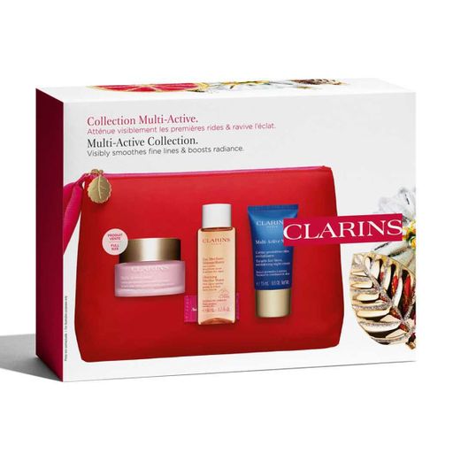 Набор для лица Clarins VP Multi-Active (дневной крем, 50 мл + ночной крем, 15 мл + мицеллярная вода, 50 мл)
