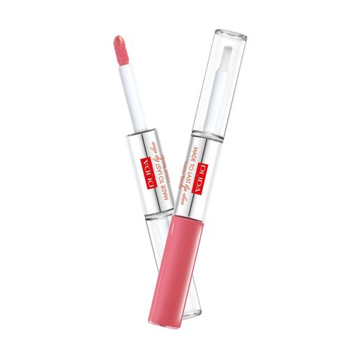 Блеск для губ Pupa Coral Made To Last Lip Duo, 2*4 мл