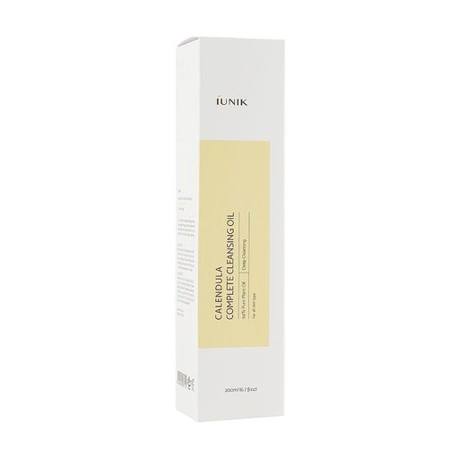 Успокаивающее гидрофильное масло для лица IUNIK Calendula Complete Cleansing Oil с календулой, 200 мл