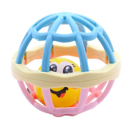 Игрушка-погремушка Baby Team Веселый мячик, от 6 месяцев (8405)