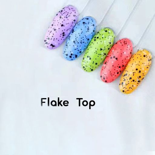 Топ для гель-лака Toki Toki Flake Top без липкого слоя, 5 мл