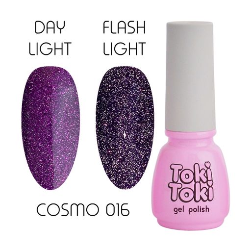 Светоотражающий гель-лак для ногтей Toki Toki Cosmo, 5 мл