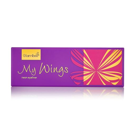 Палетка подводок для век GlamBee My Wings Neon, 4.8 г