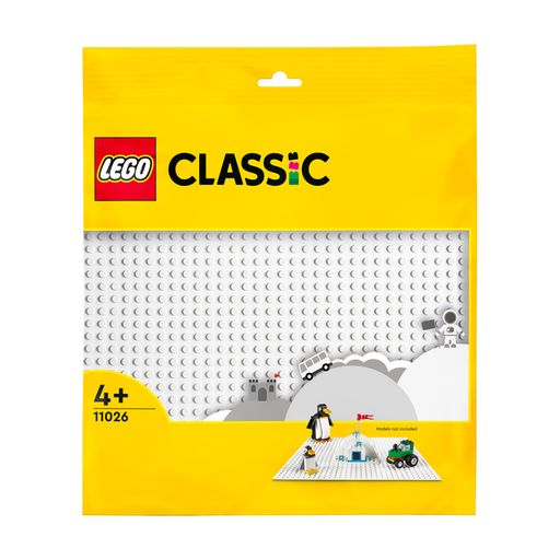 Конструктор LEGO Classic Белая базовая пластина, 1 деталь, от 4 лет (11026)