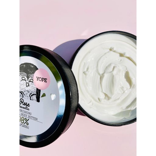 Питательное масло для тела Yope Rose and Boswellia Nourishing Natural Body Butter Роза и ладан, 200 мл