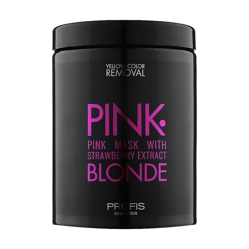 Питательная маска для волос Profis Cosmetic Pink Blonde Mask With Strawberry Extract, 1 л