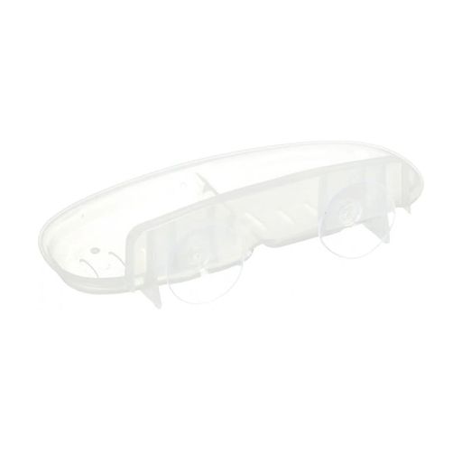 Двойная мыльница Vanstore длинная, белая, 10*5.5*22 см (TL-1317)