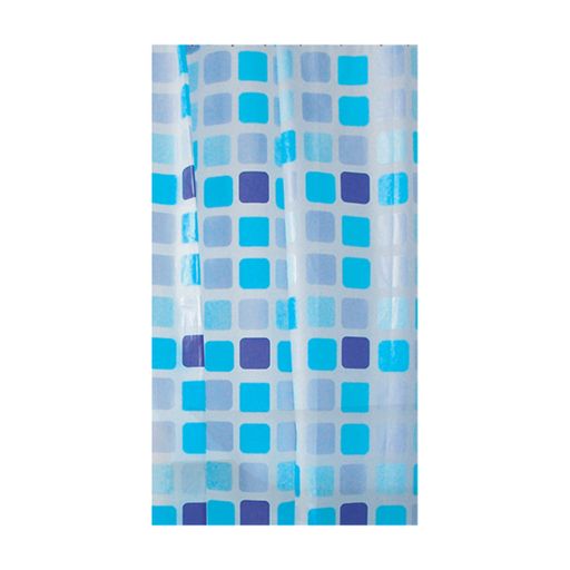 Шторка для ванной комнаты Vanstore Mosaic без колец, 180*200 см (61001)