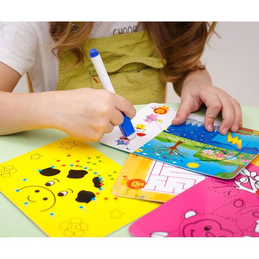 Игра с маркером Vladi Toys Пиши и вытирай. Зоопарк, на украинском языке, от 3 лет, 17 предметов (VT5010-20)