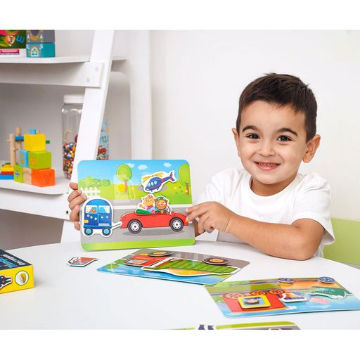 Игра с липучками Vladi Toys Транспорт, на украинском языке, от 3 лет, 55 предметов (VT1302-28)