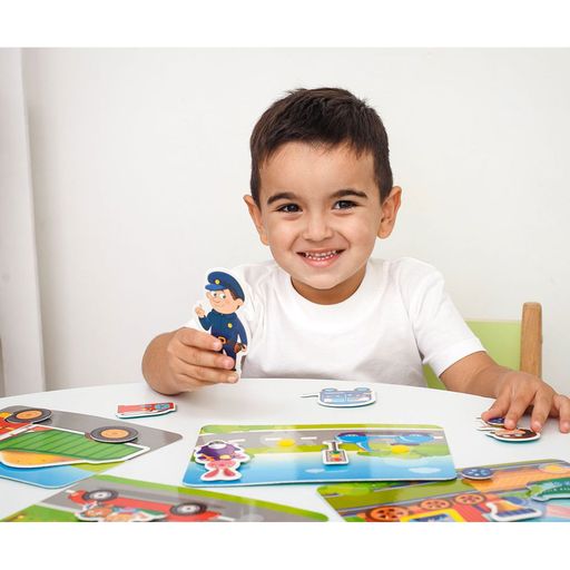 Игра с липучками Vladi Toys Транспорт, на украинском языке, от 3 лет, 55 предметов (VT1302-28)