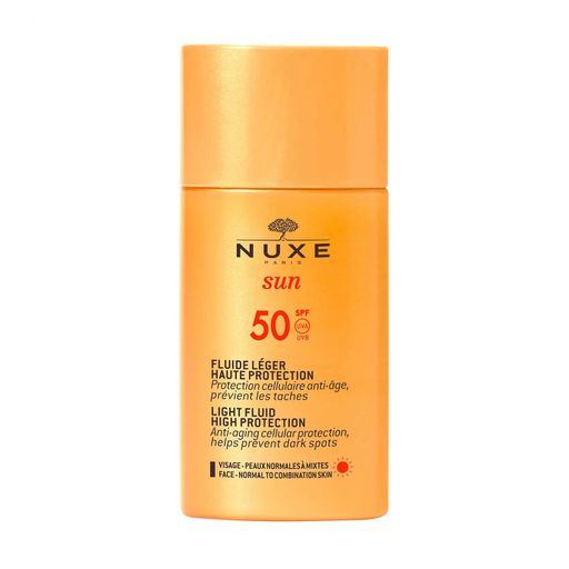 Сонцезахисний флюїд для обличчя Nuxe Sun Light Fluid High Protection SPF 50, 50 мл