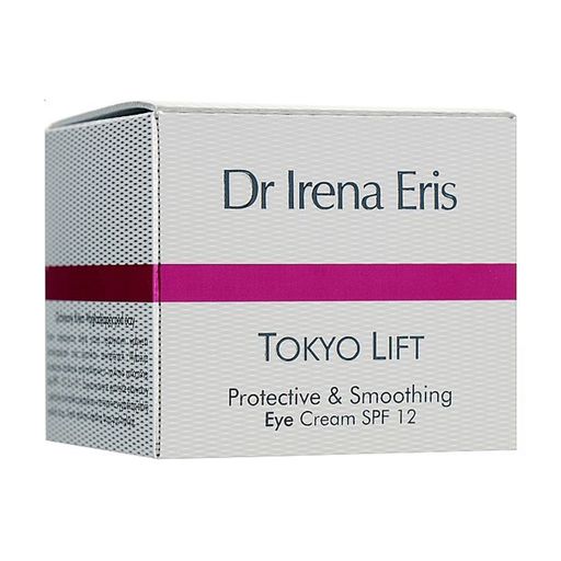 Захисний розгладжувальний крем для шкіри навколо очей Dr Irena Eris Tokyo Lift Protective& Smoothing Eye Cream, SPF 12, 15 мл