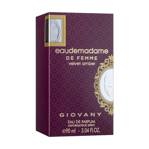 Fragrance World Eaudemadam de Velvet Amber Парфюмированная вода женская, 90 мл