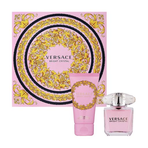 Уценка! Парфюмированный набор женский Versace Bright Crystal Set (туалетная вода, 30 мл + лосьон для тела, 50 мл)