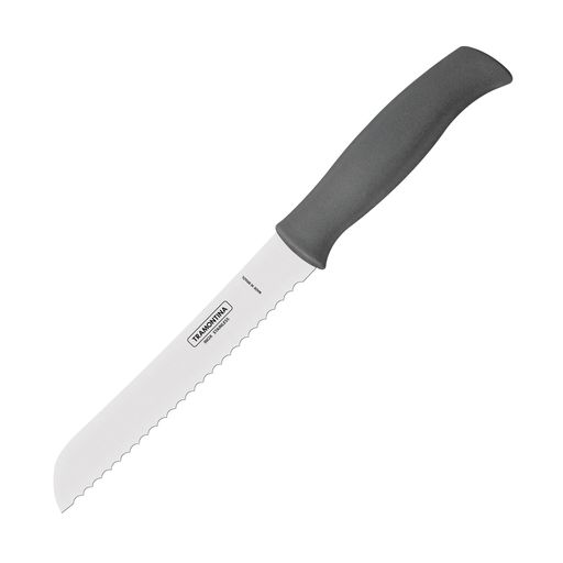 Нож для хлеба TRAMONTINA Soft Plus Grey, 178 мм (23662/167)